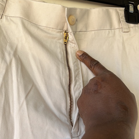 Southern Tide Mens Flat   Front Cream Short Waist Size 38 - Picture 5 of 14